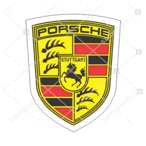 لوگو وکتور کمپانی خودروسازی پورشه porsche car logo vector