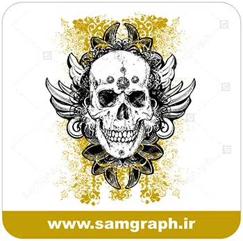 دانلود لوگو وکتور اسکلت DOWNLOAD Skull VECTOR