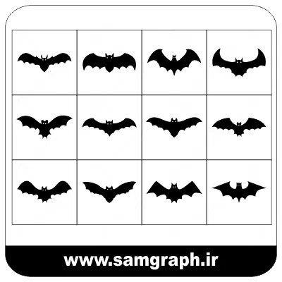 دانلود طرح وکتور خفاش در مدل های مختلف - DOWNLOAD BAT VECTOR دانلود طرح وکتور خفاش در مدل های مختلف - DOWNLOAD BAT VECTOR