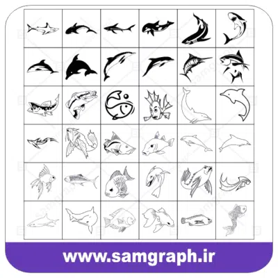 دانلود لوگو وکتور ابزییان دریایی 2 - 2 DOWNLOAD Marine fish VECTOR