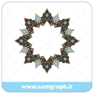 15tazhib eslimi botojeghe farsh tarh vector file rizkari 1 وکتور اسلیمی