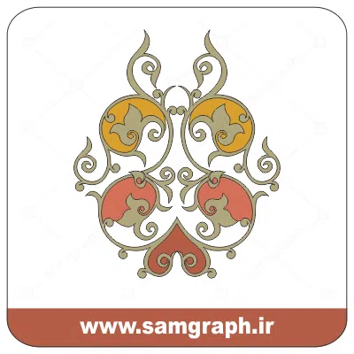 17tazhib eslimi botojeghe farsh tarh vector file rizkari 1 وکتور اسلیمی