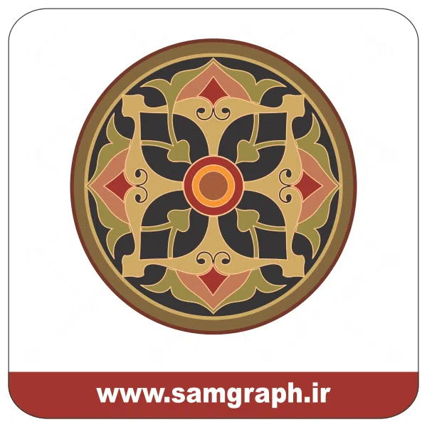 وکتور اسلیمی کادر و حاشیه 21- Eslimi vector 1 20tazhib eslimi botojeghe farsh tarh vector file 1 وکتور اسلیمی