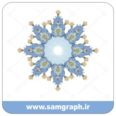 21tazhib eslimi botojeghe farsh tarh vector file 1 وکتور اسلیمی