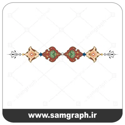 22tazhib eslimi botojeghe farsh tarh vector file 1 وکتور اسلیمی