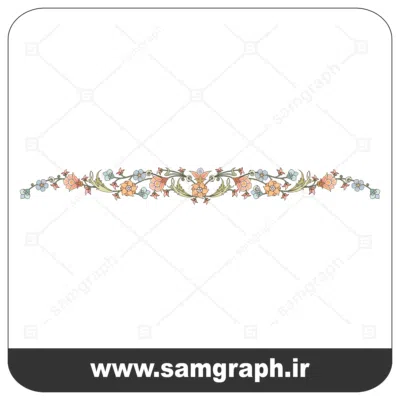 24tazhib eslimi botojeghe farsh tarh vector file 1 وکتور اسلیمی