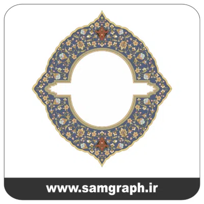 26tazhib eslimi botojeghe farsh tarh vector file 1 وکتور اسلیمی
