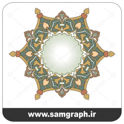 27tazhib eslimi botojeghe farsh tarh vector file 1 وکتور اسلیمی