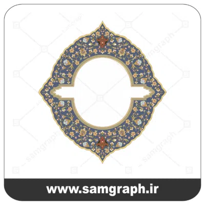 28tazhib eslimi botojeghe farsh tarh vector file 1 وکتور اسلیمی