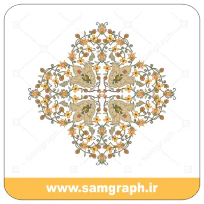 29tazhib eslimi botojeghe farsh tarh vector file 2 وکتور اسلیمی