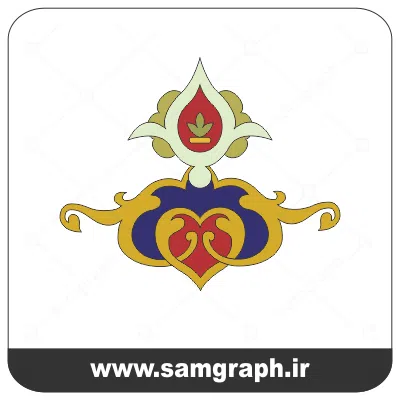 وکتور اسلیمی کادر و حاشیه 3- Eslimi vector