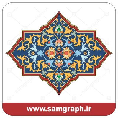 30tazhib eslimi botojeghe farsh tarh vector file kadr 1 وکتور اسلیمی