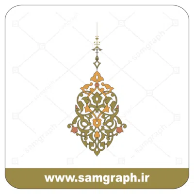 31tazhib eslimi botojeghe farsh tarh vector file kadr 1 وکتور اسلیمی