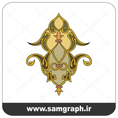 34tazhib eslimi botojeghe farsh tarh vector file kadr 1 وکتور اسلیمی