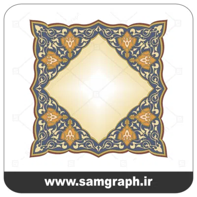 36tazhib eslimi botojeghe farsh tarh vector file kadr 1 وکتور اسلیمی
