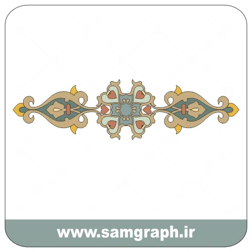 وکتور اسلیمی کادر و حاشیه 4- Eslimi vector 1 وکتور اسلیمی کادر و حاشیه 4- Eslimi vector