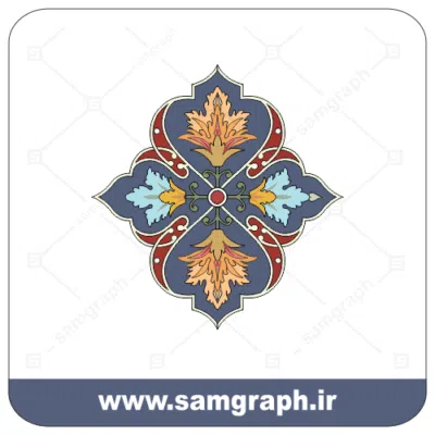 40tazhib eslimi botojeghe farsh tarh vector file kadr tablo1 1 وکتور اسلیمی