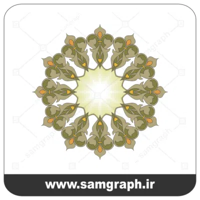 41tazhib eslimi botojeghe farsh tarh vector file kadr 1 وکتور اسلیمی