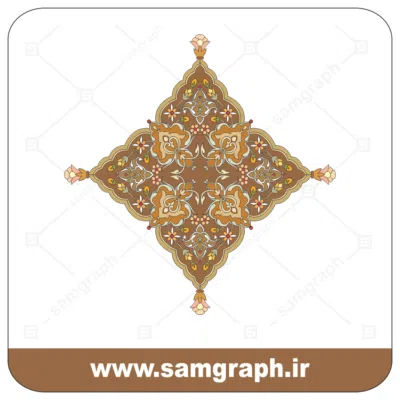 41tazhib eslimi botojeghe farsh tarh vector file kadr tablo 1 وکتور اسلیمی