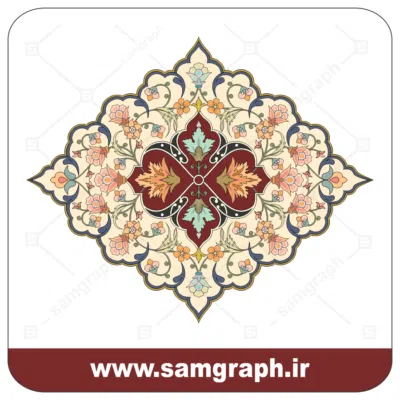 43tazhib eslimi botojeghe farsh tarh vector file kadr 1
