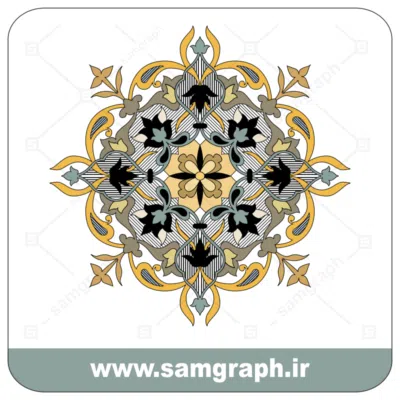 44tazhib eslimi botojeghe farsh tarh vector file kadr 1