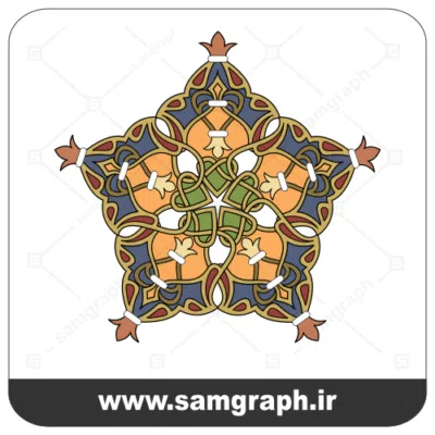 44tazhib eslimi botojeghe farsh tarh vector file kadr tablo1 1