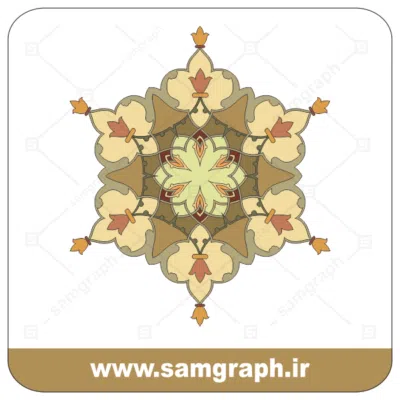 47tazhib eslimi botojeghe farsh tarh vector file kadr 1