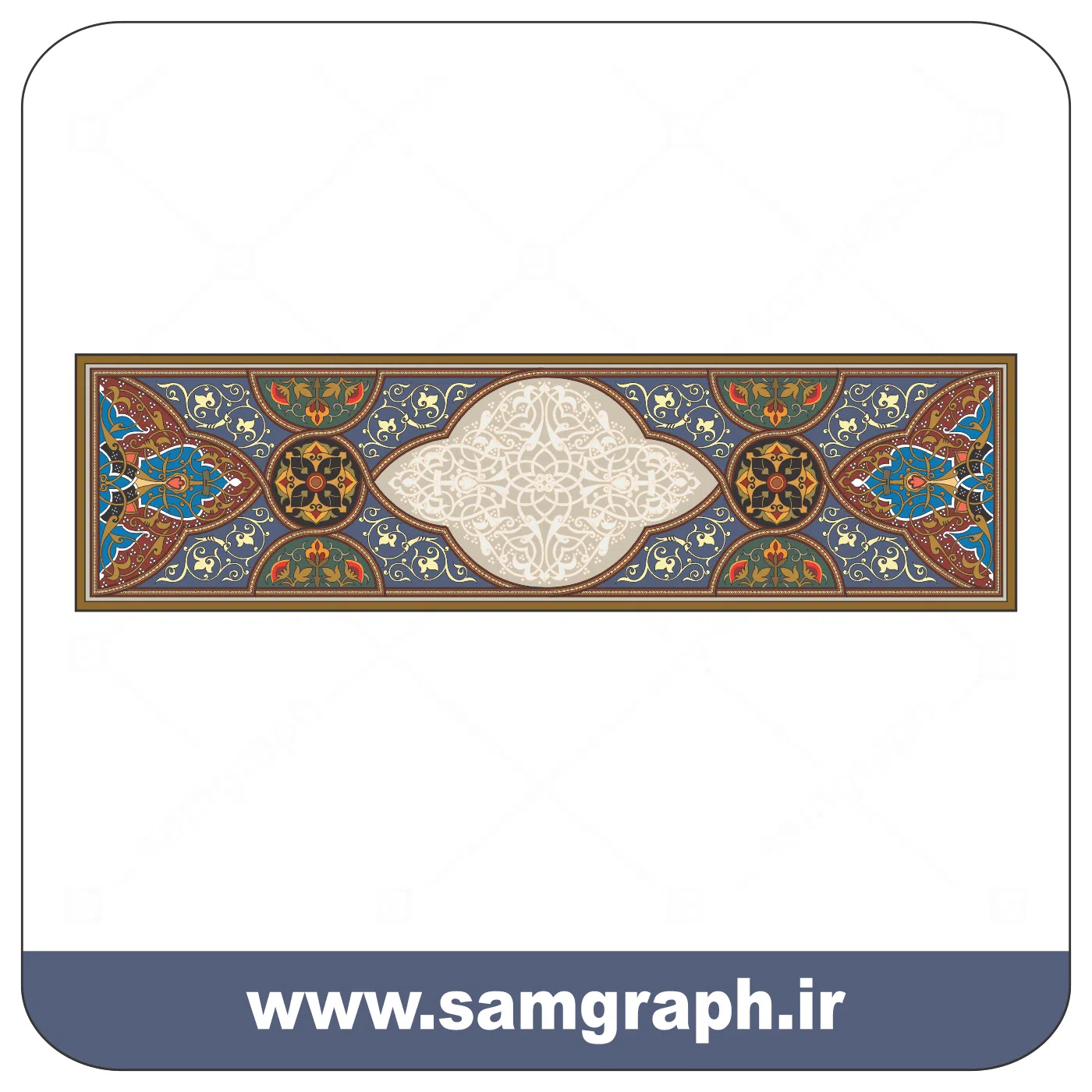 وکتور اسلیمی کادر و حاشیه 59 - Eslimi vector 1 53tazhib eslimi botojeghe farsh tarh vector file kadr tablo 1 وکتور اسلیمی