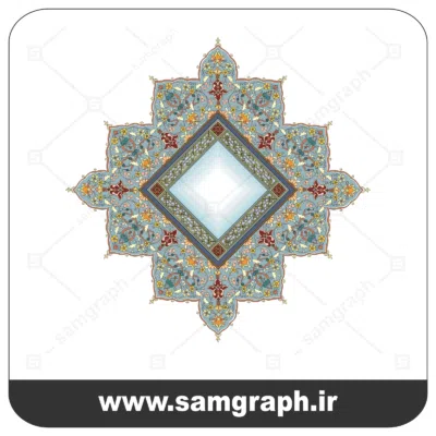 9tazhib eslimi botojeghe farsh tarh vector file rizkari 1 وکتور اسلیمی