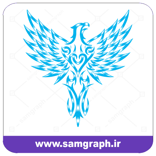 وکتور نماد عقاب - سمبل عقاب - پرنده اسرار آمیز - Eagle Symbol Vectr