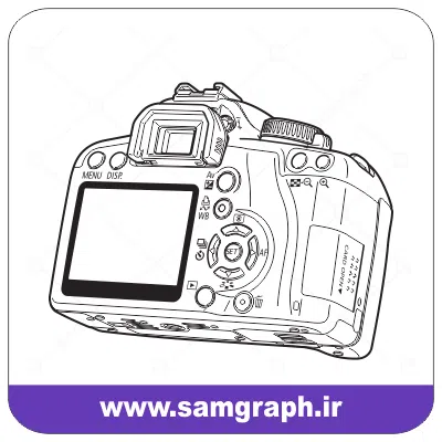 وکتور دوربین سه بعدی - 3D camera vector