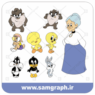 وکتور لوگو آیکون انیمیشن کارتون - animation - cartomon