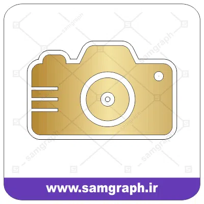 وکتور لوگو دوربین عکاسی - photo camera