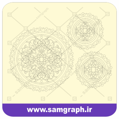 وکتور لوگو آیکون حک روی میز گرد - برش لیزر - hack