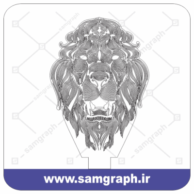 طرح وکتور شیر 3D بالبینگ - Download 3D Lion balbing Vector