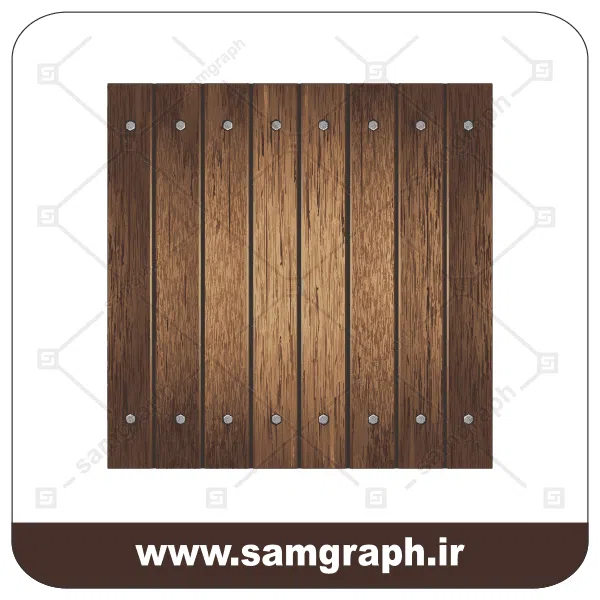 وکتور طرح چوب - Wood design vector