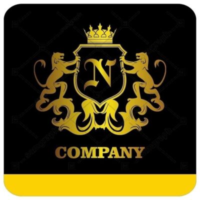 لوگو آماده لاکچری حرف N لاتین - Logo Luxury Sample