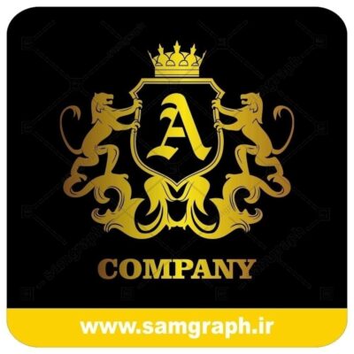 لوگو آماده لاکچری حروف لاتین - Logo Luxury Sample