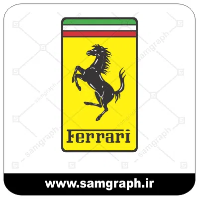 وکتور لوگو و آرم شرکت ماشین FERARI-1