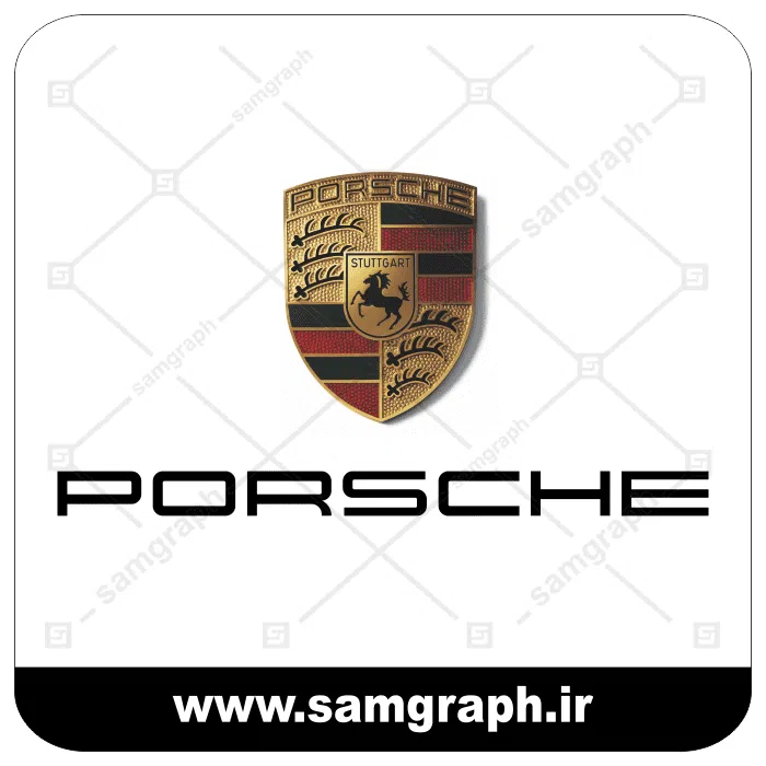 وکتور لوگو و آرم شرکت خودروسازی پورشه - CAR PORSCHE-4