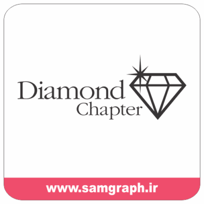 طرح وکتور الماس - vector diamond line