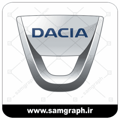 وکتور لوگو و آرم برند خودروسازی رمانیایی داسیا - vector dacia logo car