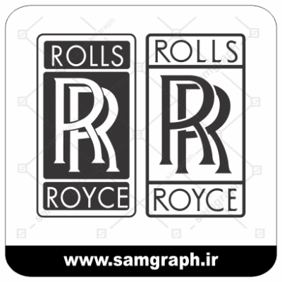 وکتور لوگو و آرم برند خودروسازی رولز رویس - vector rolls-royc logo car