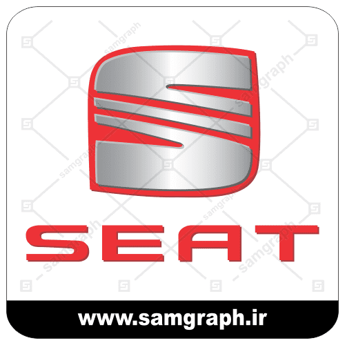 وکتور لوگو و آرم برند خودروسازی سیات - vector SEAT logo car