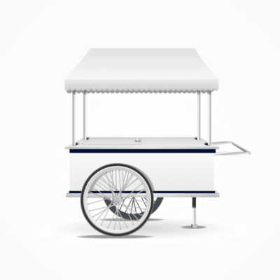 وکتور چرخ دست فروش - خیابانی - دکه - غذای خیابانی