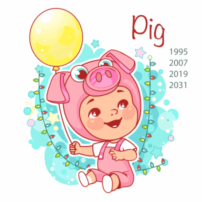 وکتور دختر بچه بانمک - بادکنک و چراغ های آویزی