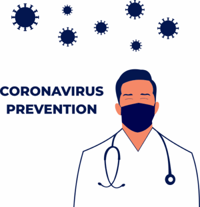 وکتور کارکتر دکتر آقا - مدافعان سلامت - جلوگیری از شیوع کرونا