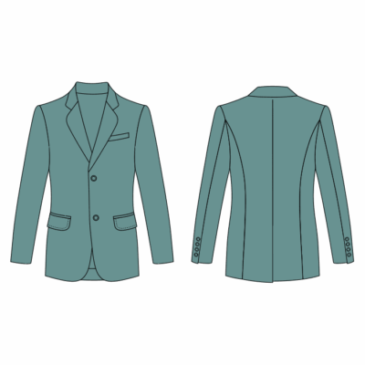 وکتور طرح کت امریکایی - طراحی مد و لباس