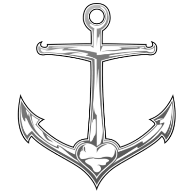 وکتور لنگر کشتی - طرح قلب