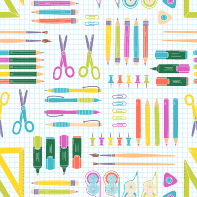 وکتور وسایل لوازم التحریر